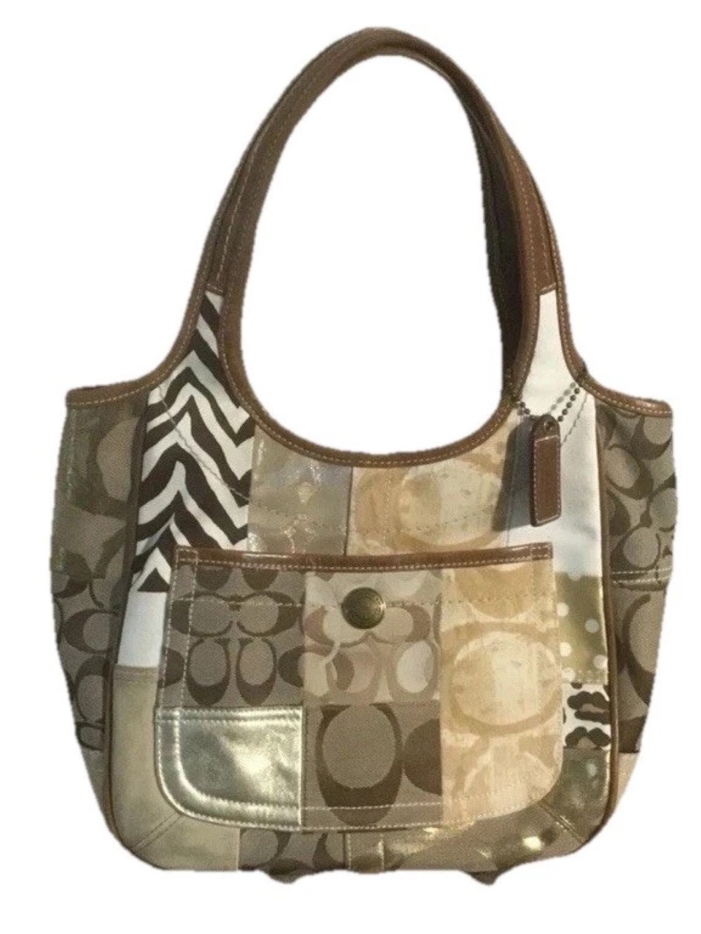Coach Ergo Patchwork Shoulder Bag 2007 Style: #10810